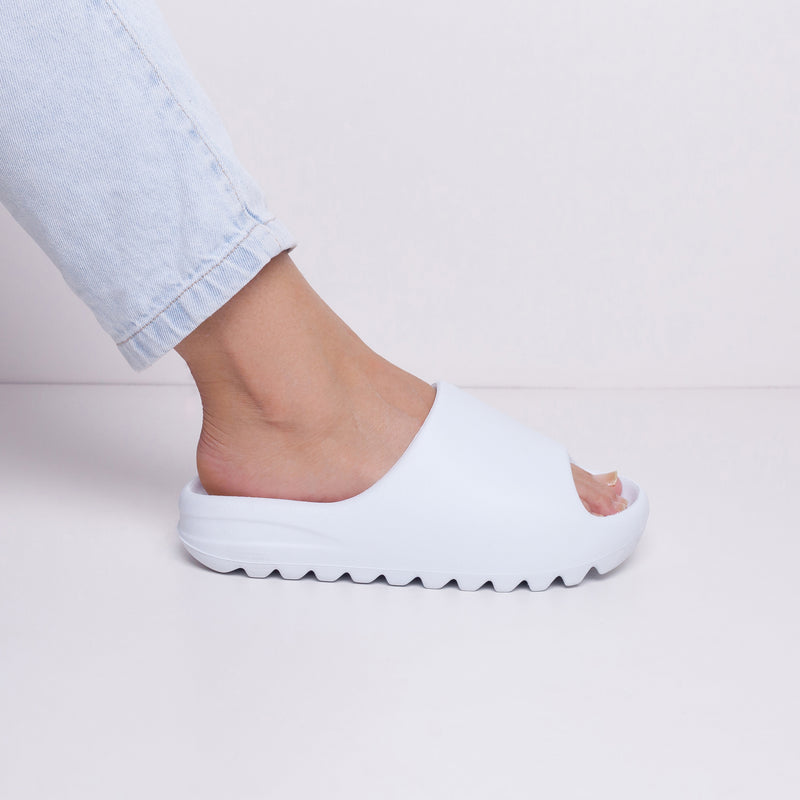 CHINELO SLIDE NUVEM YEEZY BRANCO