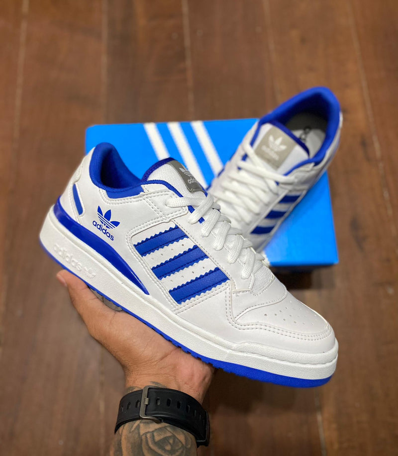 TÊNIS ADIDAS FORUM BRANCO AZUL