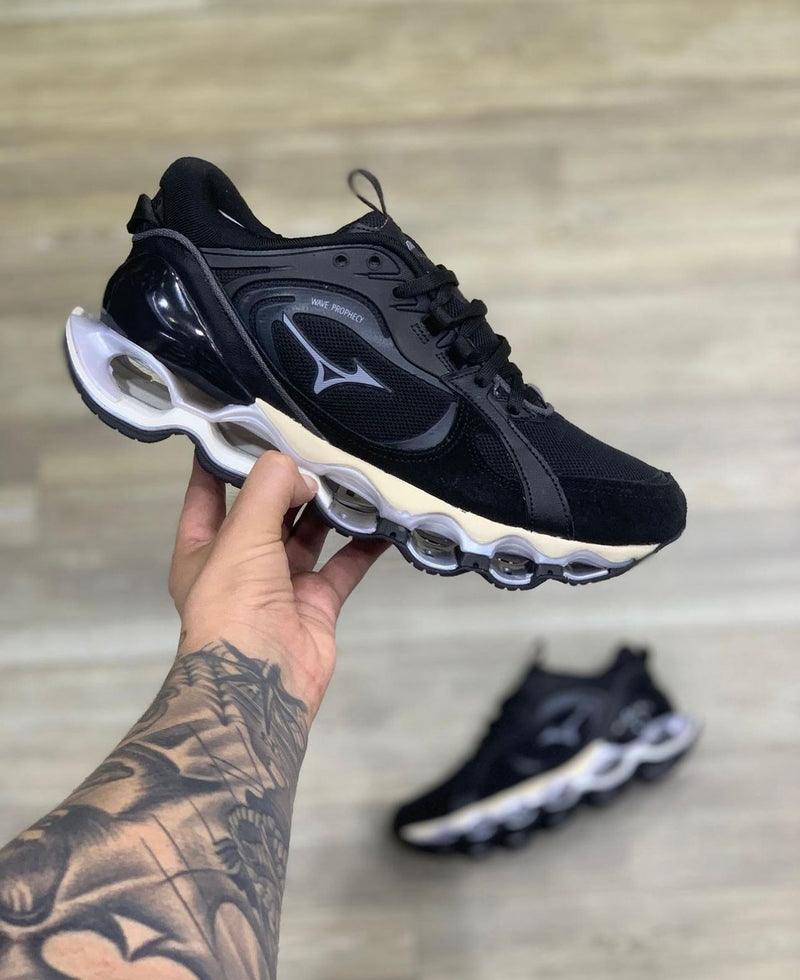 TÊNIS MIZUNO LS PRETO E CINZA