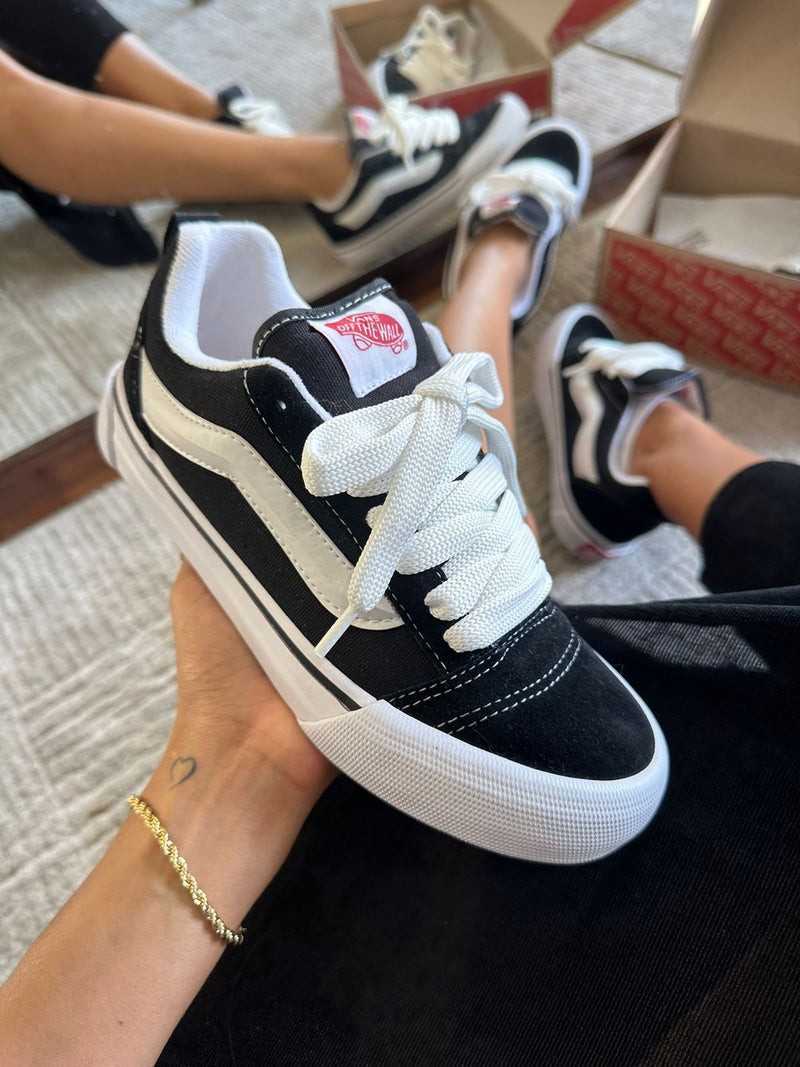 TÊNIS VANS KNU OLD SKOOL PRETO BRANCO