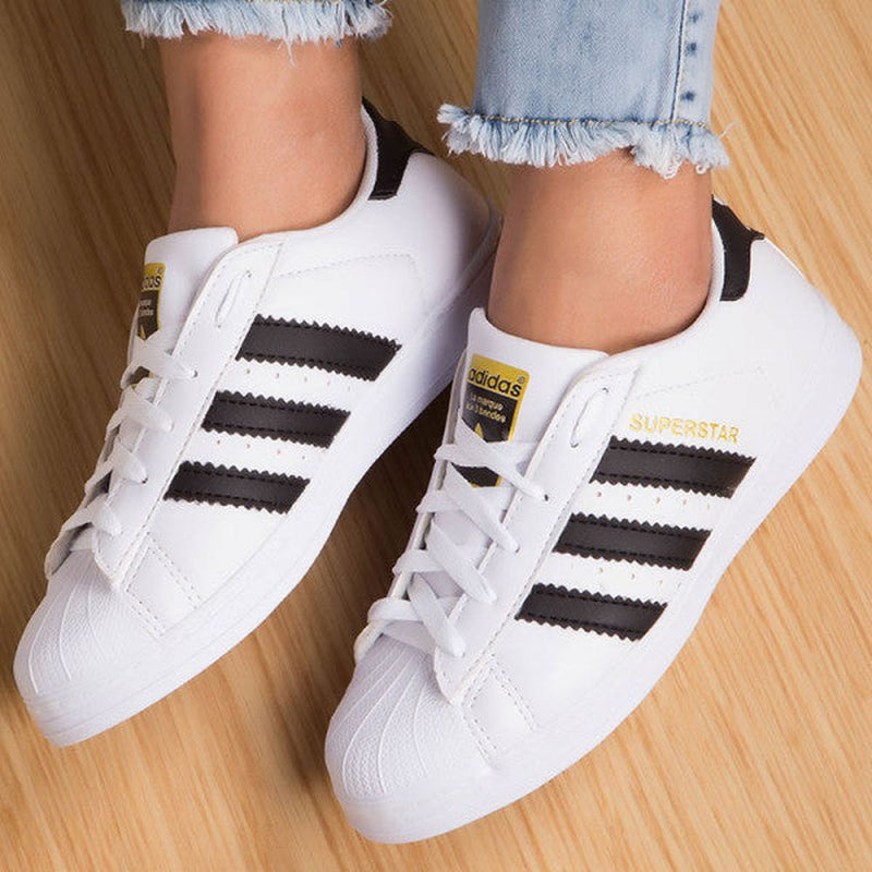 Adidas Superstar Branco e Preto