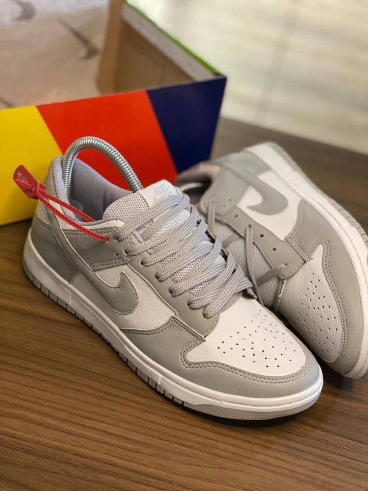 TÊNIS AIR DUNK BRANCO CINZA